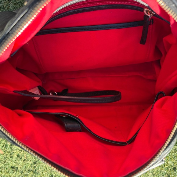 Dooney & Burke Black Quilted Satchel 12” L  X 8” H - Picture 6 of 7